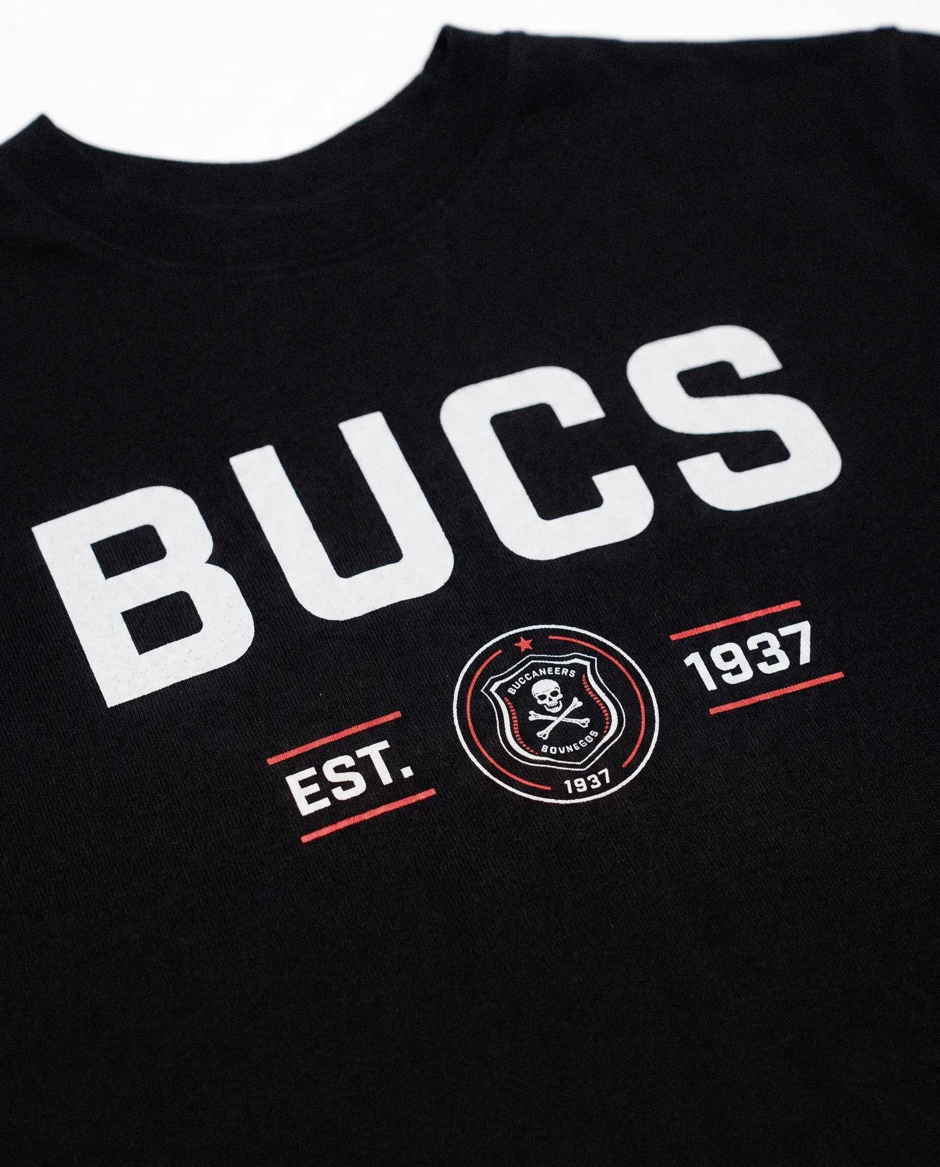 Orlando Pirates Kids Bucs Crew Tee Black