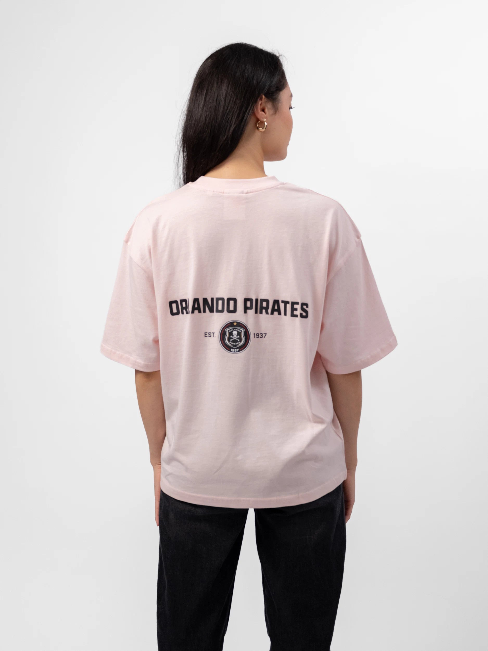 Orlando Pirates Ladies Relaxed Tee Pink