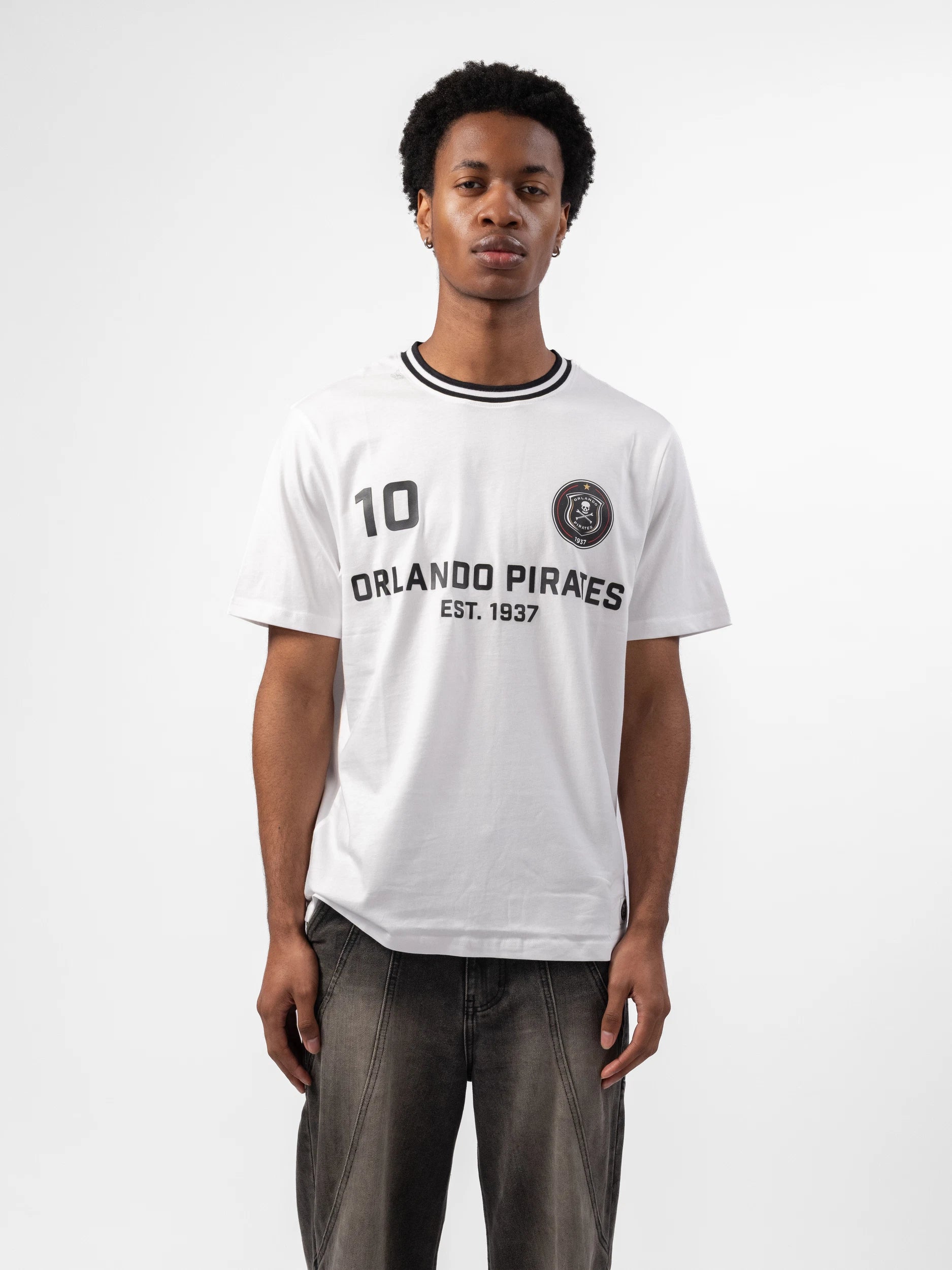 Orlando Pirates Monochromatic Tee White
