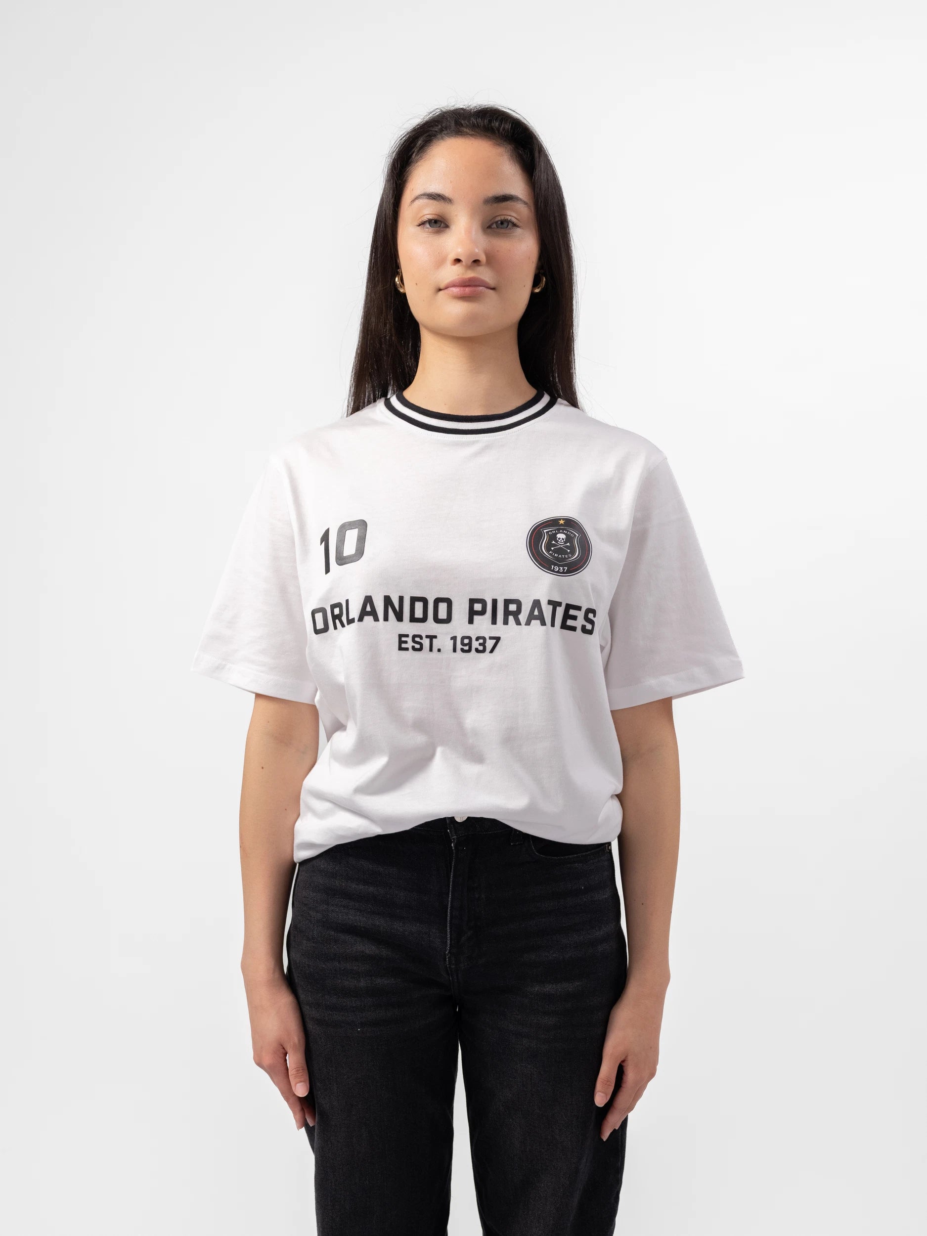 Orlando Pirates Monochromatic Tee White